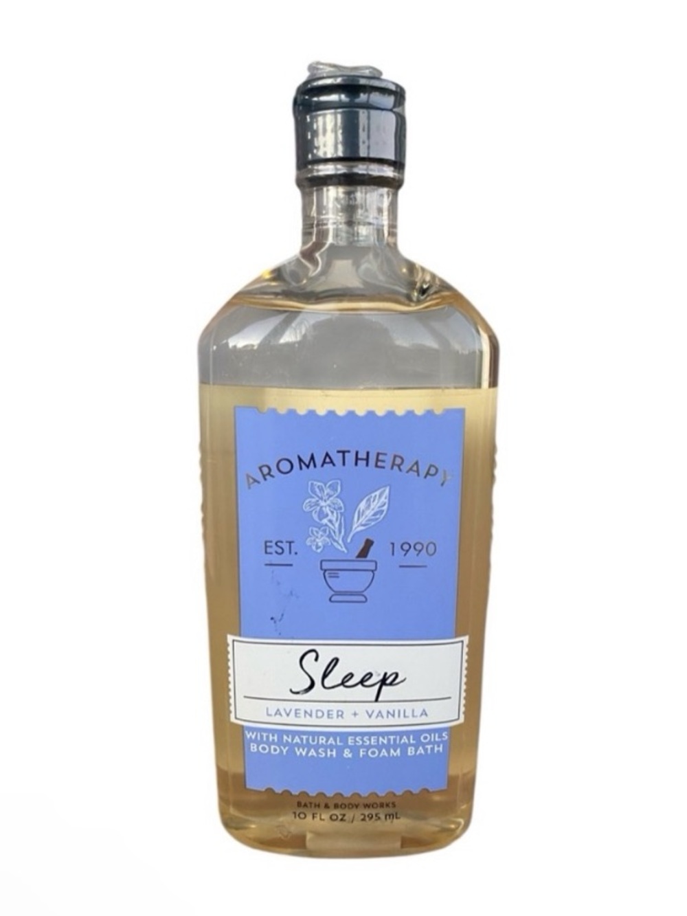 Bath & Body Works Aromatherapy Sleep Lavender Vanilla Essential Oil Body Wash.